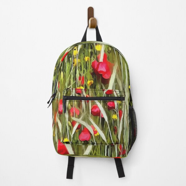 Item preview, Red Poppies In A Wheatfield designed and sold by taiche.