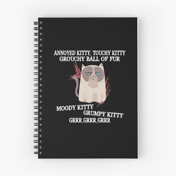 Item preview, Annoyed Kitty Touchy Kitty Grouchy Ball Funny Cat designed and sold by Dressed For  Duty.