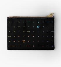 buffy big bads: rainbow on black Studio Pouch