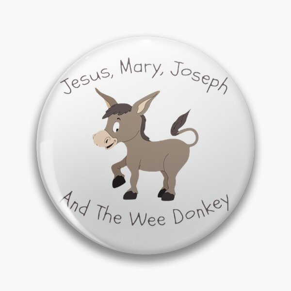 Item preview, Jesus Mary and Joseph and The Wee Donkey - Jesus and The Wee Donkey designed and sold by shellagrash.