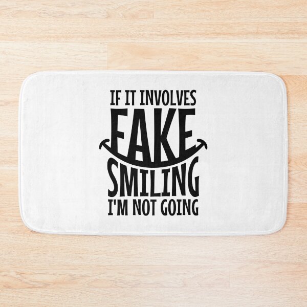 Item preview, Not Fake Social Interaction Introvert Sarcasm designed and sold by Maria Garcia.