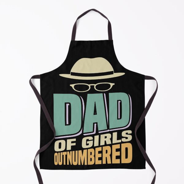 Item preview, Dad of Girls Outnumbered Fathers day gift designed and sold by Apoorv Choudhary.
