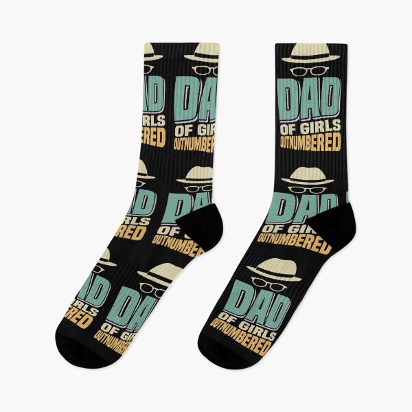 Item preview, Dad of Girls Outnumbered Fathers day gift designed and sold by Apoorv Choudhary.