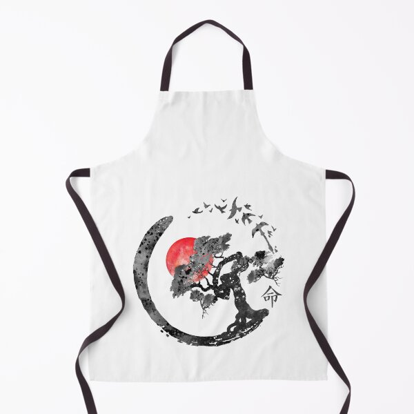 Item preview, Enso circle and Bonsai tree designed and sold by Rosaliartbook.