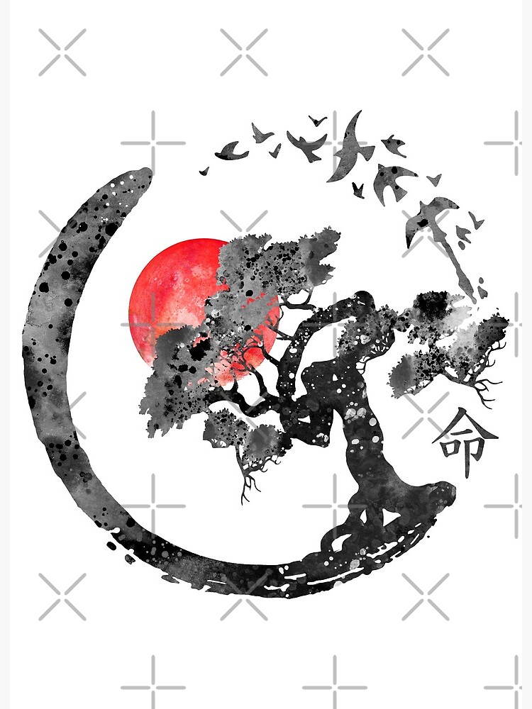 Enso Zen Circle Set Elements . Ink Grungy Watercolor Pattern Painting Design  . White Isolated Background Stock Vector - Illustration of border,  oriental: 128779326
