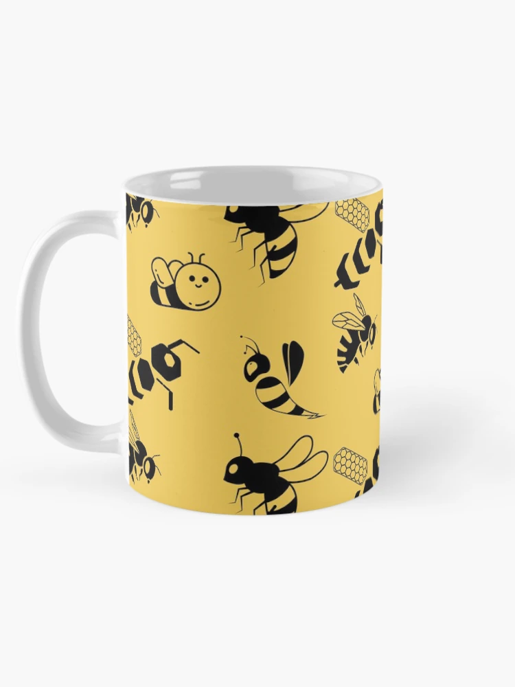 Thumbnail 5 of 6, Coffee Mug, Bee pattern designed and sold by Patternsonly.