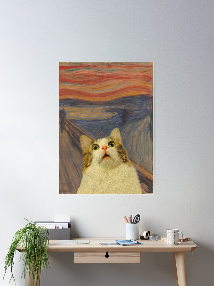 Thumbnail 2 of 3, Poster, The Meow designed and sold by nudelele.