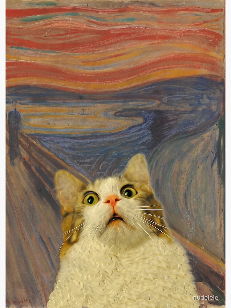 Thumbnail 3 of 3, Poster, The Meow designed and sold by nudelele.