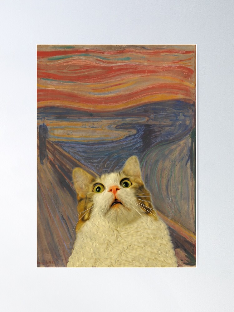 Thumbnail 1 of 3, Poster, The Meow designed and sold by nudelele.