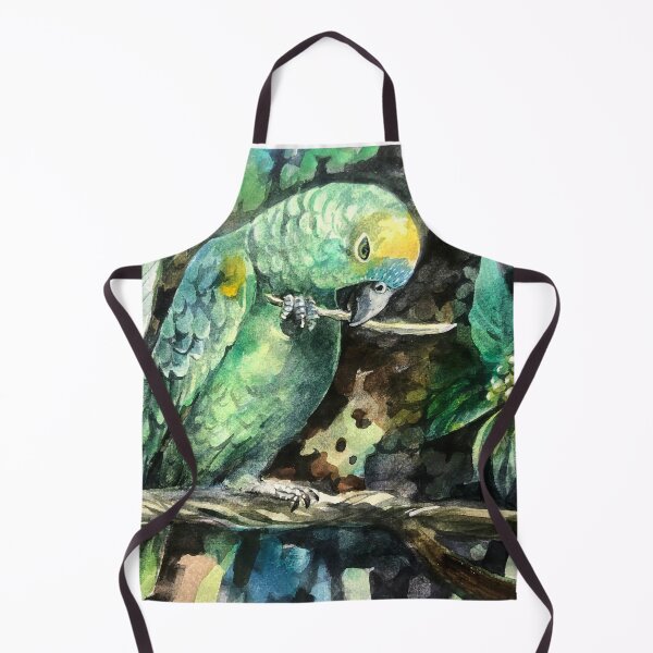 Item preview, Blue fronted amazon parrot designed and sold by Lemontreeart63.