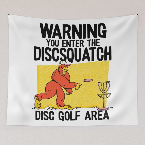 Item preview, Discsquatch Disc Golf Area Funny Bigfoot Disc Golf designed and sold by Stronzi.