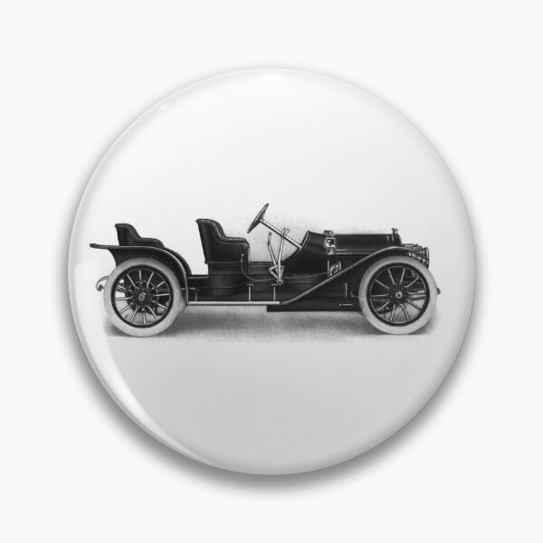 Item preview, 1910 Roadster - Antique Car - Classic Automobile - Vintage Black and White designed and sold by kmcs.
