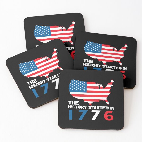 Item preview, The History Started In 1776 U.S.A Independence day T-Shirt designed and sold by TeesHunt21.