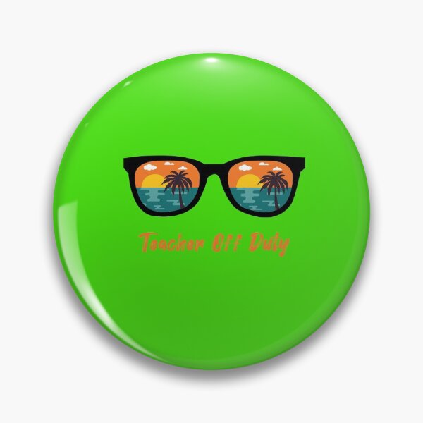 Item preview, "Teacher Off Duty " Sunglasses Beach Sunset designed and sold by Soukainadesign.