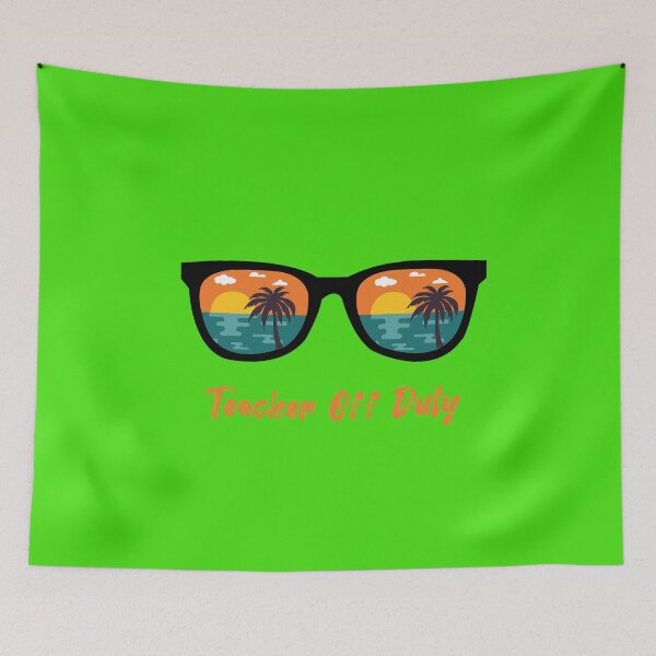 Item preview, "Teacher Off Duty " Sunglasses Beach Sunset designed and sold by Soukainadesign.