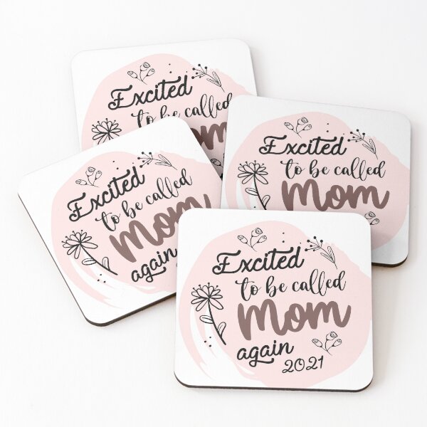 Item preview, Excited to be called Mom again 2021 designed and sold by Medmac's Designs.