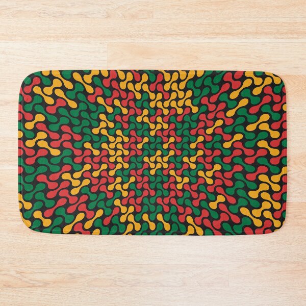 Item preview, Warped Metaballs Pattern (Rasta Colours) designed and sold by John Uttley.