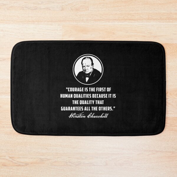 Item preview, Churchill Courage Quote designed and sold by twHistory.