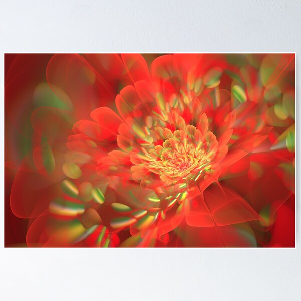 Item preview, Sherbet Bloom Fractal designed and sold by Cindy Moser.