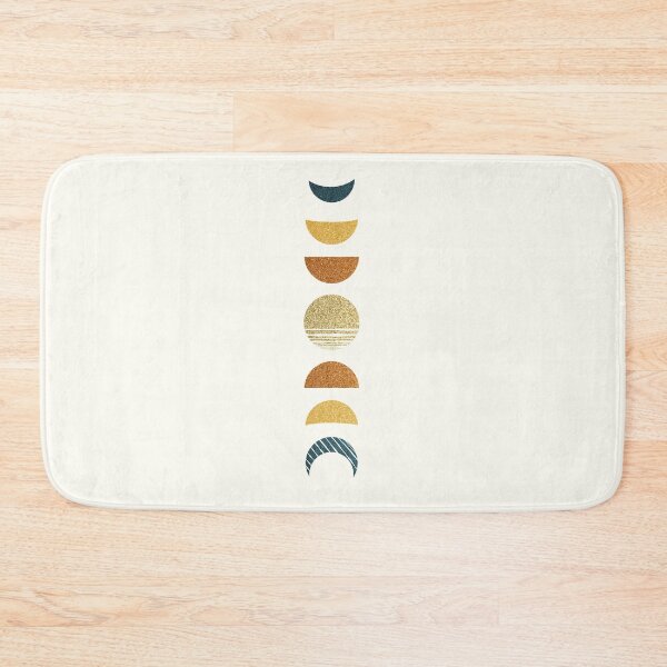 Item preview, Boho minimalist sun & moon with gold glitter designed and sold by weedezign.