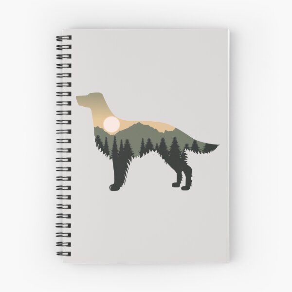Item preview, setter dog forest mountain sunset gift designed and sold by alaechamlal.