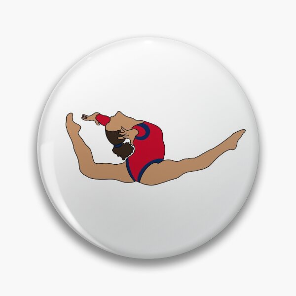 Artikelvorschau, Laurie Hernandez Gymnastik Zeichnung entworfen und verkauft von GrellenDraws.