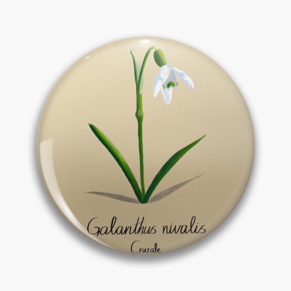 Item preview, Galanthus nivalis, Snowdrop designed and sold by Andrea Cruz.