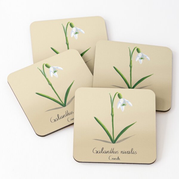 Item preview, Galanthus nivalis, Snowdrop designed and sold by Andrea Cruz.