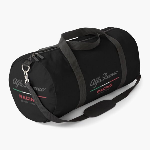 Grey Alfa Romeo Logo Duffle Bag