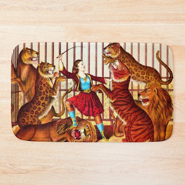 Item preview, Old circus poster The Lion Queen 1874 designed and sold by mesreveries.