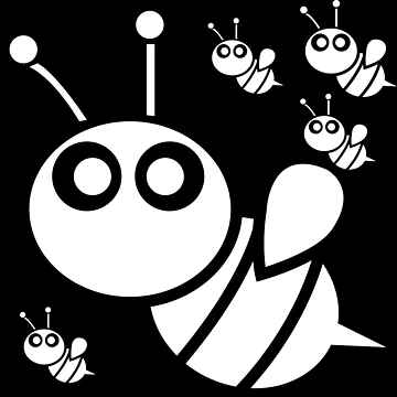 Imagen de la obra Honey Bees Pattern de Patternsonly