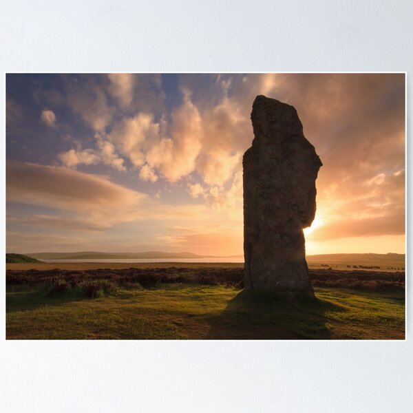 Item preview, Ring of Brodgar at Sunset Orkney Isles  SCOTLAND designed and sold by PhotosEcosse.
