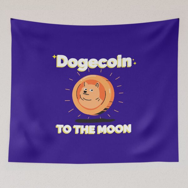 Item preview, Dogecoin to the moon designed and sold by basileiossav.