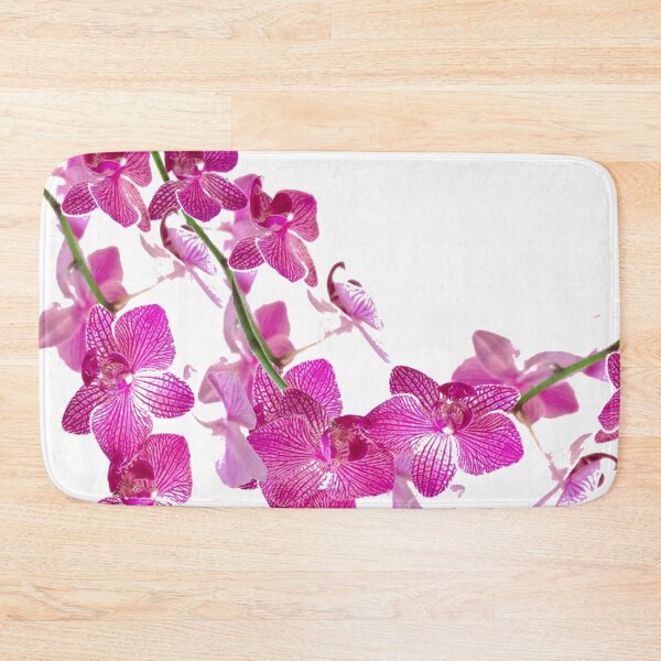 Item preview, DECORATIVE TROPICAL FUCHSIA-PINK ORCHID FLOWERS ABSTRACT designed and sold by sharlesart.