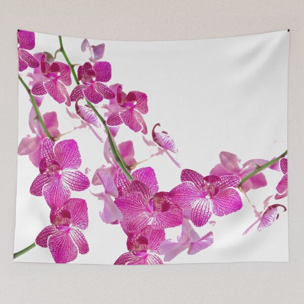Item preview, DECORATIVE TROPICAL FUCHSIA-PINK ORCHID FLOWERS ABSTRACT designed and sold by sharlesart.