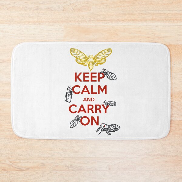 Item preview, Cicada Swarm - Keep Calm and Carry On designed and sold by The White Bat.