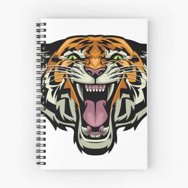 Item preview, angry tiger head designed and sold by romio006.