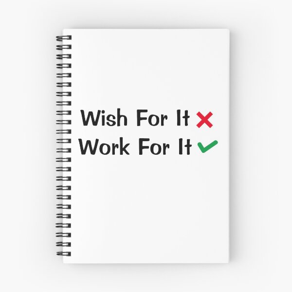 Item preview, Don't Wish For It, Work For It designed and sold by Indra Agrawal.