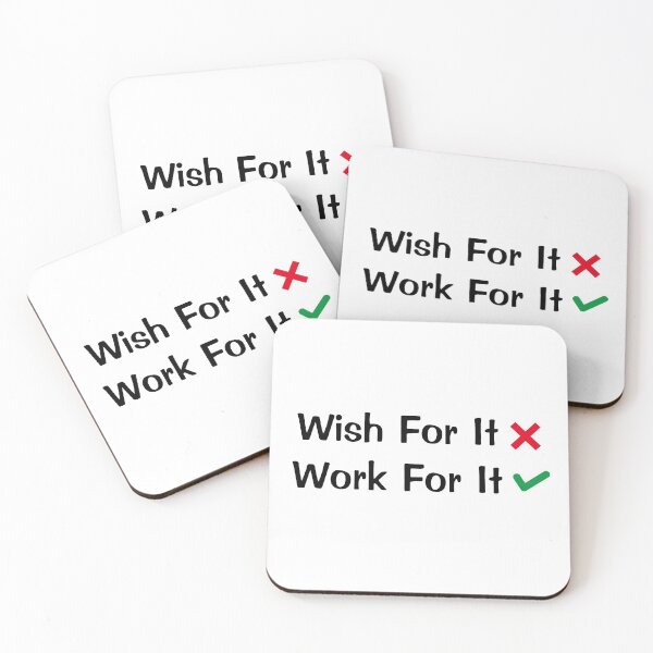 Item preview, Don't Wish For It, Work For It designed and sold by Indra Agrawal.