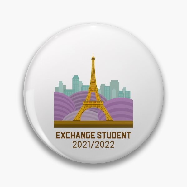 Item preview, Exchange Student 2021/2022 the eiffel tower  designed and sold by clara steines.
