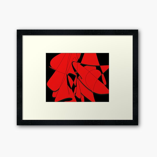 Item preview, Art vectoriel rouge designed and sold by headtrackerart.