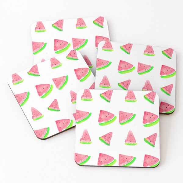 Item preview, Watermelons pattern watercolour designed and sold by shannondoucette.