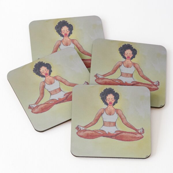 Item preview, Sitting Yoga pose designed and sold by Alafia King.