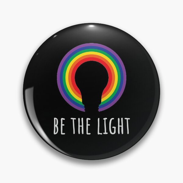 Item preview, Be The Light LGBTQ Pride  designed and sold by Huhnerdieb Apparel.
