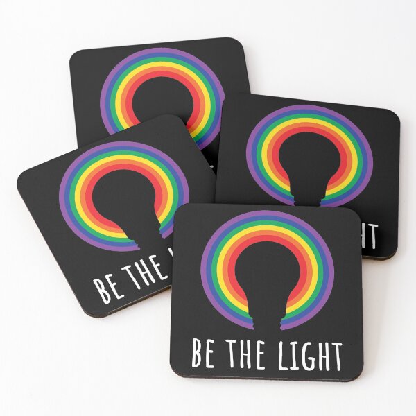 Item preview, Be The Light LGBTQ Pride  designed and sold by Huhnerdieb Apparel.