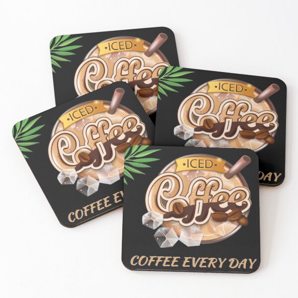 Item preview, Symbol of iced coffee with iced cubes designed and sold by TAMBUGH.