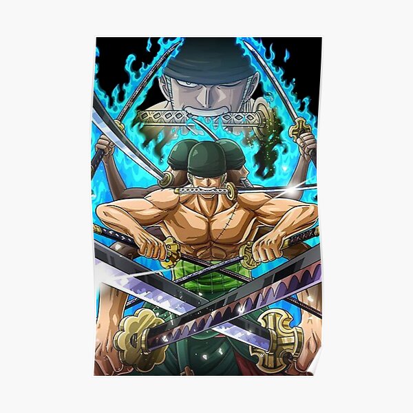 Zoro Ashura Posters Redbubble