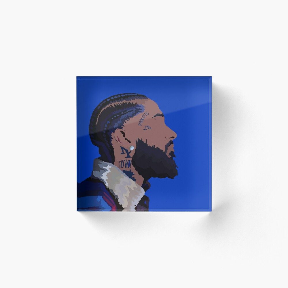 Side Profile With Eye Nipsey Hussle Shirt - Freedomdesign