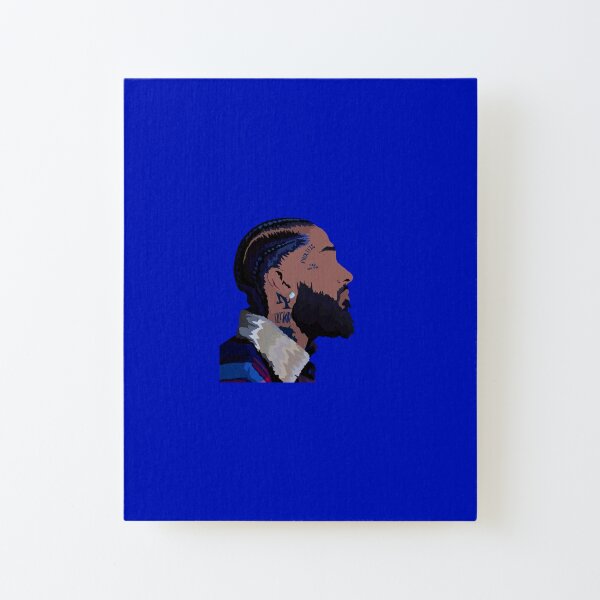 Nipsey Hussle, Kobe Bryant, LA Kings Canvas Wall Art - Royal