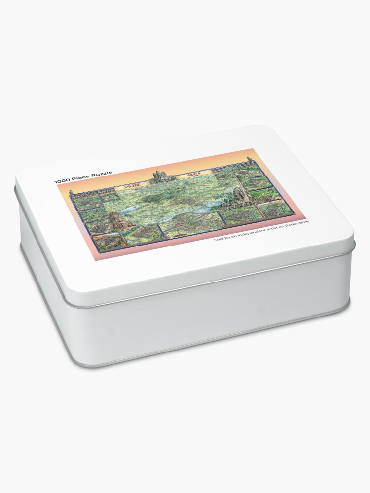 Alternative Ansicht von Angkor Wat Tempel Panorama Karte Puzzle